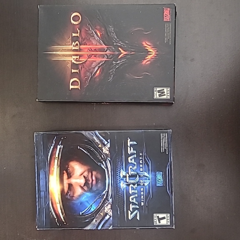 StarCraft 2 and Diablo 3 PC (NO CODE)